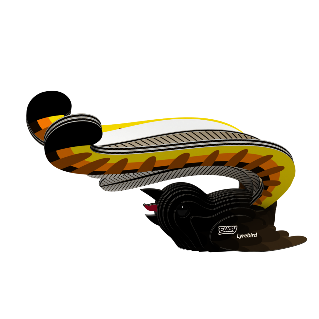 EUGY Lyrochvost 3D kartonová skládačka - EUGY059_1.png