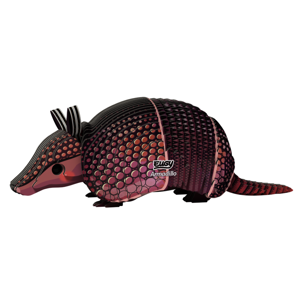 EUGY Pásovec 3D kartonová skládačka