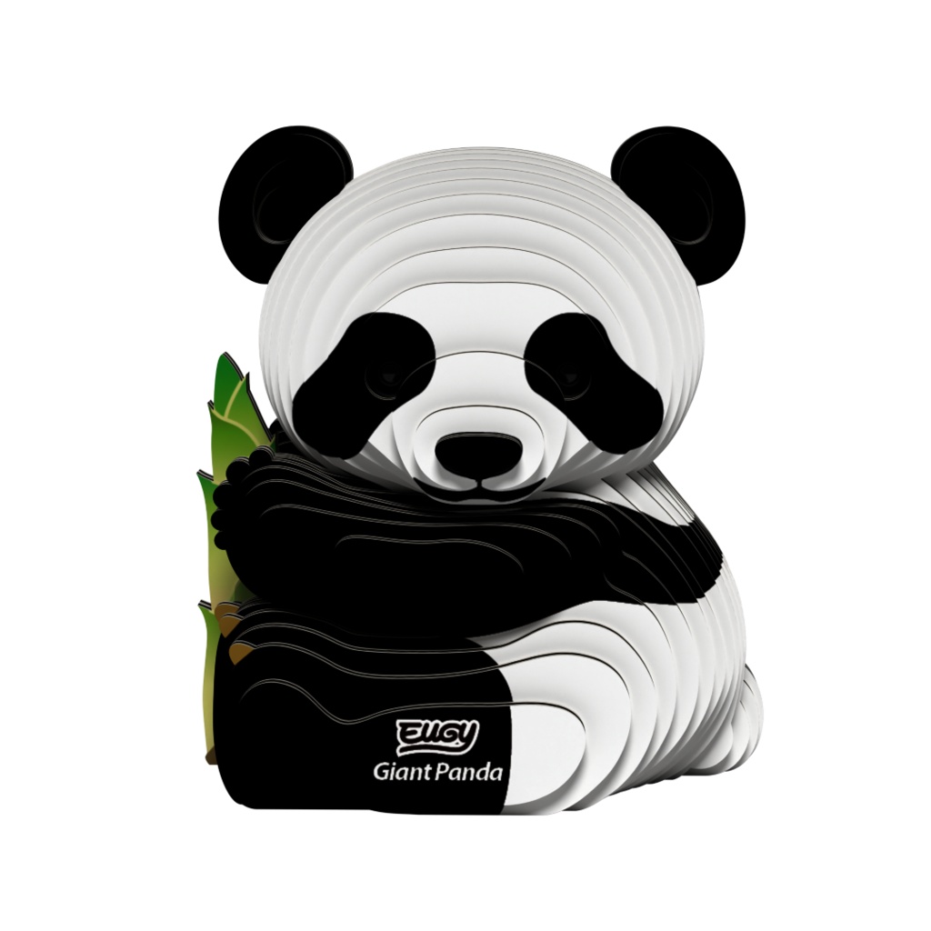 EUGY Panda velká 3D kartonová skládačka