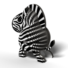 EUGY Zebra 3D kartonová skládačka - EUGY011_3.png