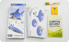 EUGY Žralok 3D kartonová skládačka - EUGY019_6.jpg