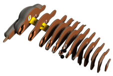EUGY Lenochod 3D kartonová skládačka - EUGY032_4.png