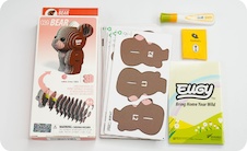 EUGY Medvěd grizzly 3D kartonová skládačka - EUGY039_6.jpg