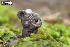 EUGY Medvěd grizzly 3D kartonová skládačka - EUGY039_8.JPG