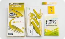 EUGY Aligátor 3D kartonová skládačka - EUGY043_6.jpg