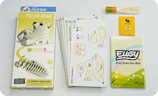 EUGY Lední medvěd 3D kartonová skládačka - EUGY052_6.jpg