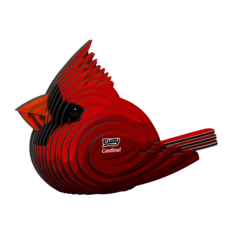 EUGY Kardinál červený 3D kartonová skládačka - EUGY068_2.png