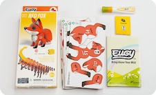 EUGY Liška 3D kartonová skládačka - EUGY072_6.jpg