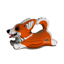 EUGY Pes Welsh Corgi 3D kartonová skládačka - EUGY080_2.png
