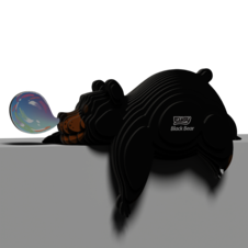 EUGY Medvěd černý 3D kartonová skládačka - EUGY081_4.png