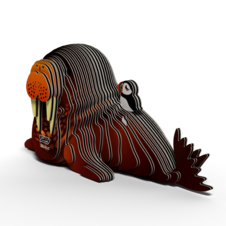EUGY Mrož 3D kartonová skládačka - EUGY107_3.png