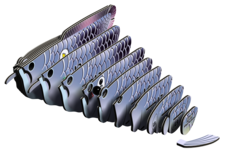 EUGY Arowana stříbrná 3D kartonová skládačka - EUGY124_4.png