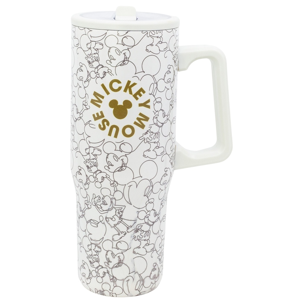 Mickey Mouse Termohrnček so slamkou a uchom 920 ml