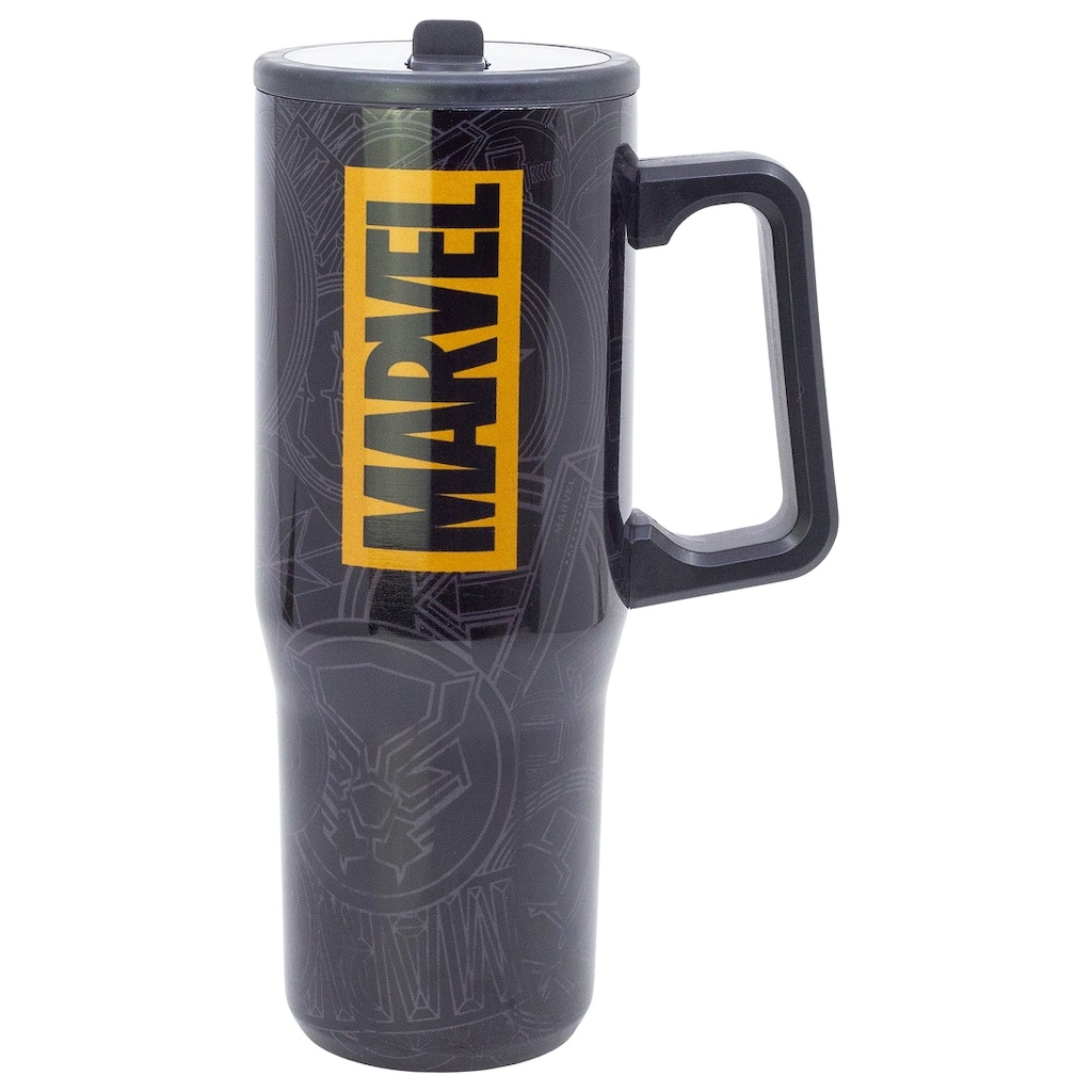 Marvel Termohrnček so slamkou a uchom 920 ml