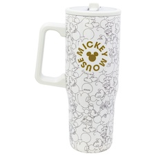 Mickey Mouse Termohrnček so slamkou a uchom 920 ml