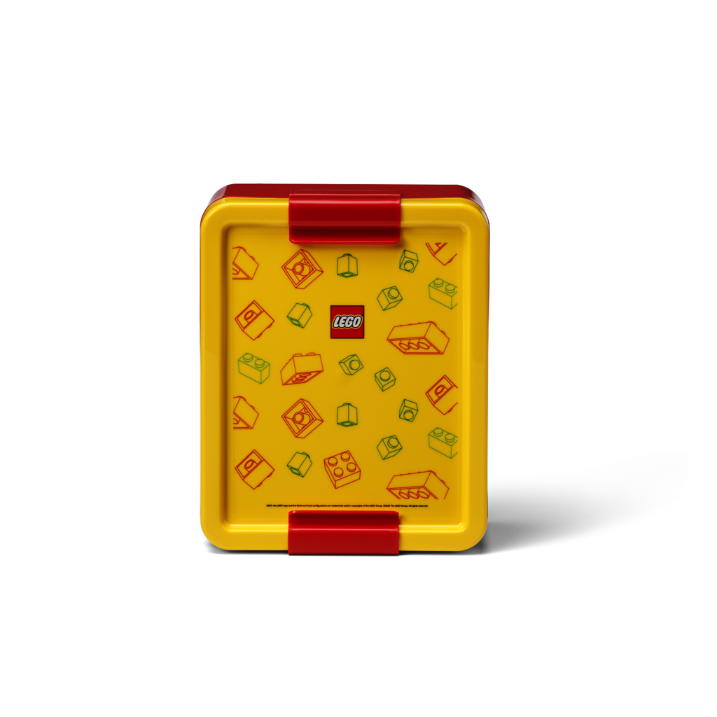 LEGO Brick box na desiatu - červená/žltá