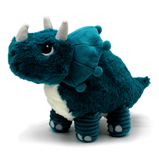 PTIPOTOS Plyšový triceratops Penelops modrý - máma s miminkem - 76310_3.png