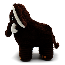 PTIPOTOS Plyšový mamut Papouth čokoládový - táta s miminkem - 76320_3.png