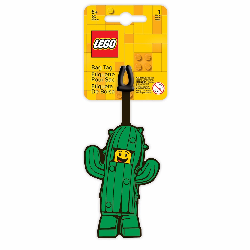 LEGO Iconic Cactus Boy Bag Tag