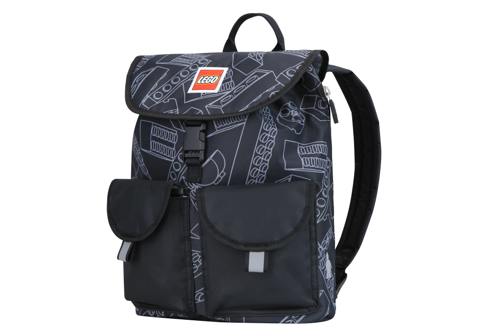 LEGO Tribini HAPPY backpack SMALL - Black/Grey