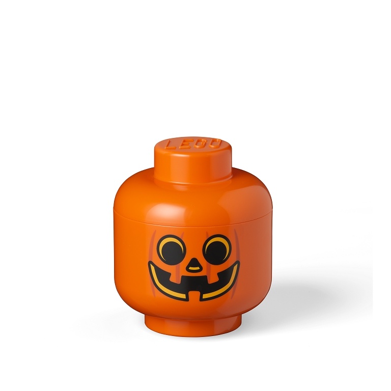 LEGO Storage Head (small) - Pumpkin