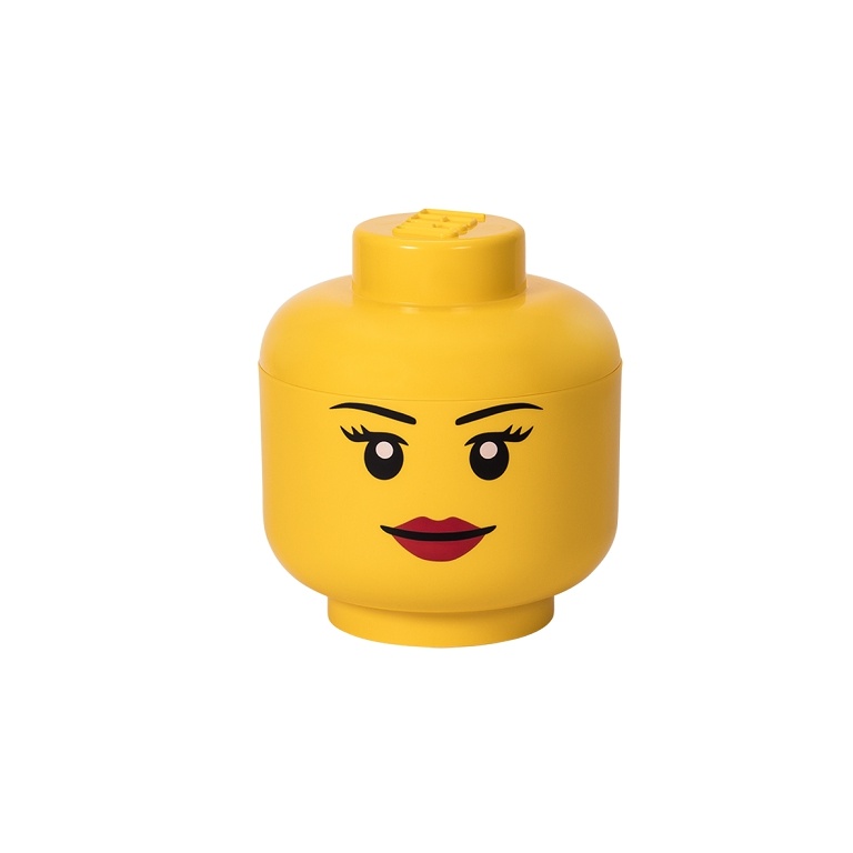 LEGO Storage Head (large) - Girl