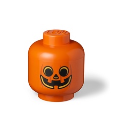 LEGO Storage Head (large) - Pumpkin