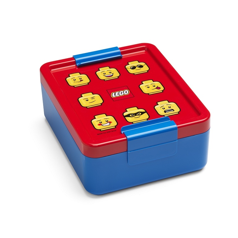 LEGO ICONIC Classic box na desiatu - červená/modrá