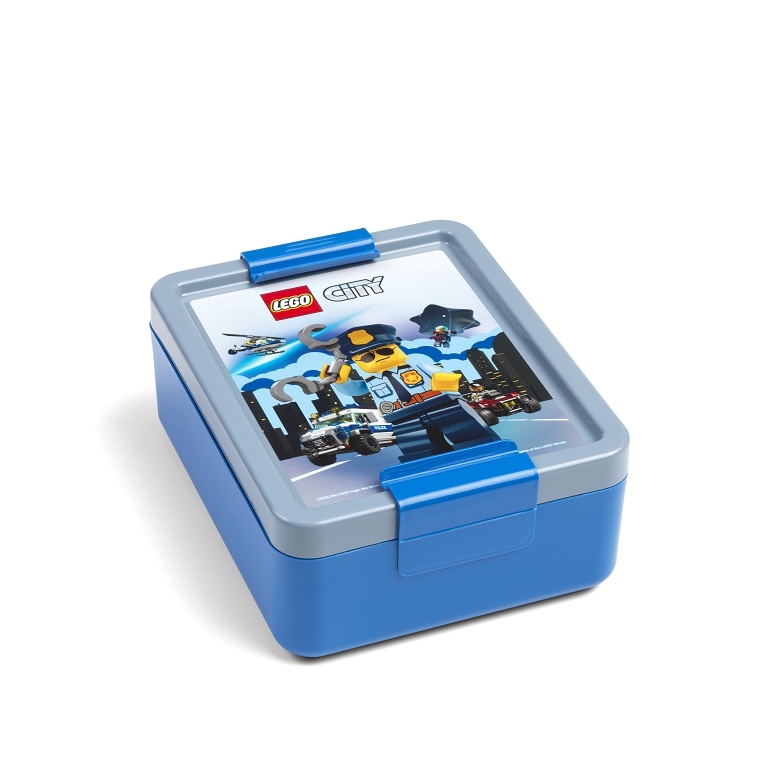 LEGO City box na desiatu - modrá