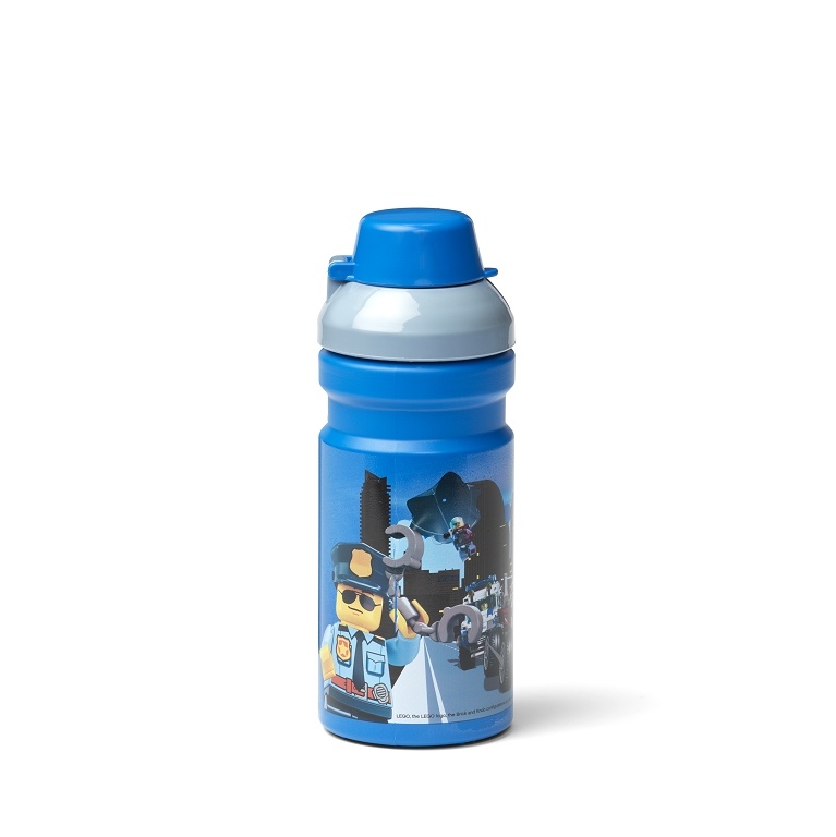 LEGO City Drinking Bottle - Blue