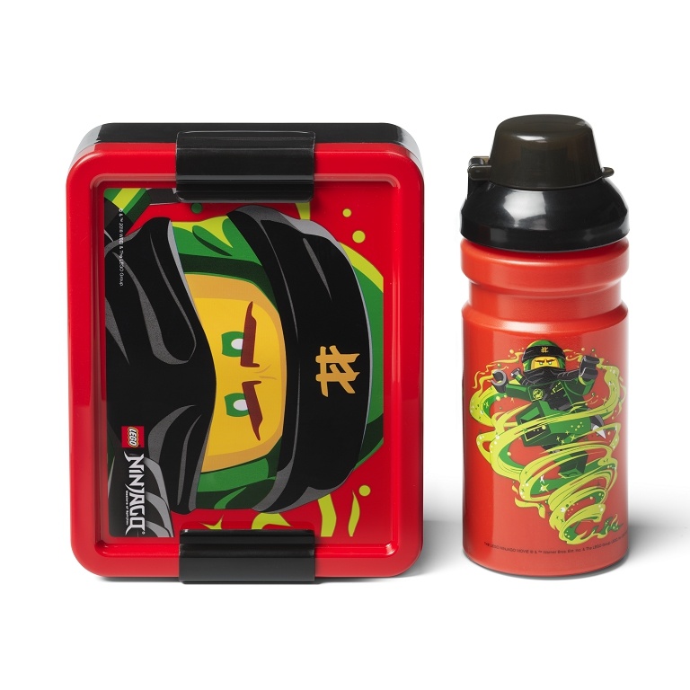 LEGO Ninjago Classic svačinový set (láhev a box) - červená - 40581733_2.jpg
