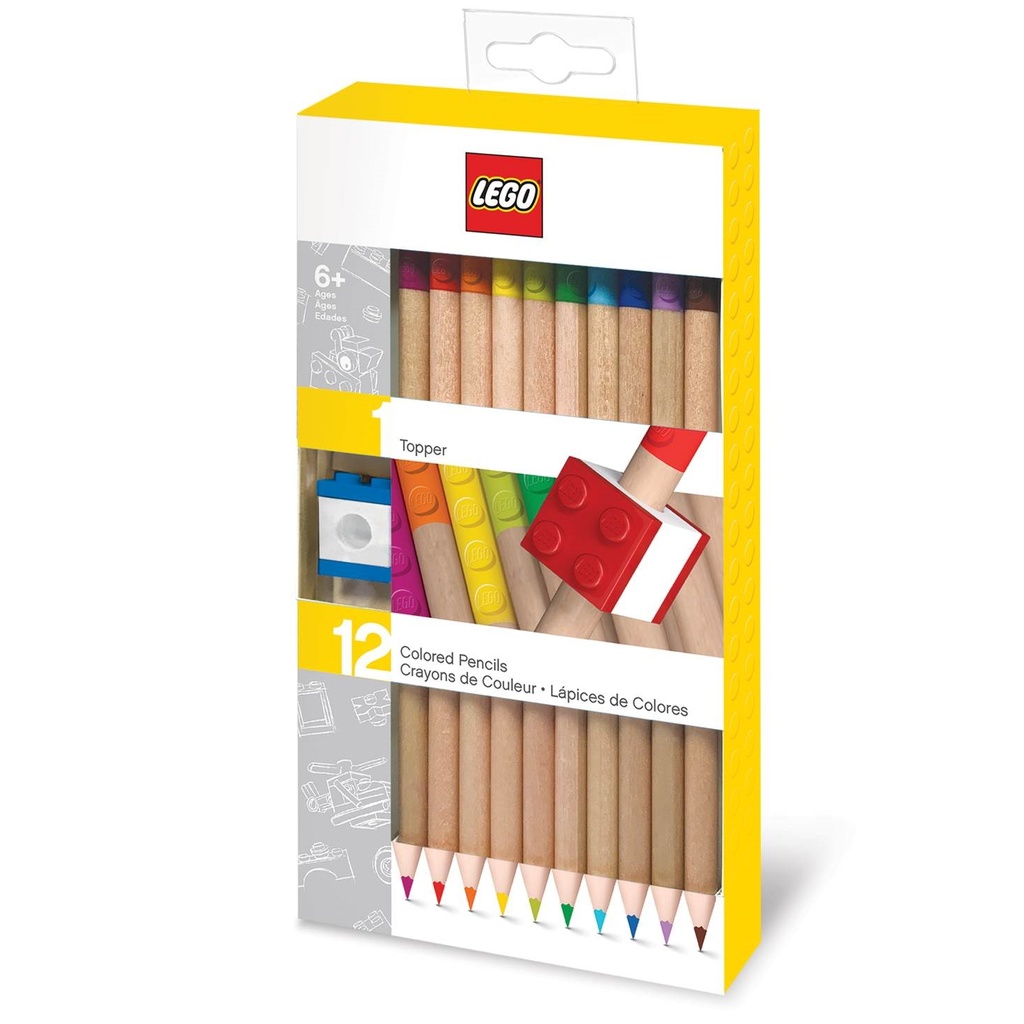 LEGO Pastelky, mix barev - 12 ks s LEGO klipem - 52064_1.jpg