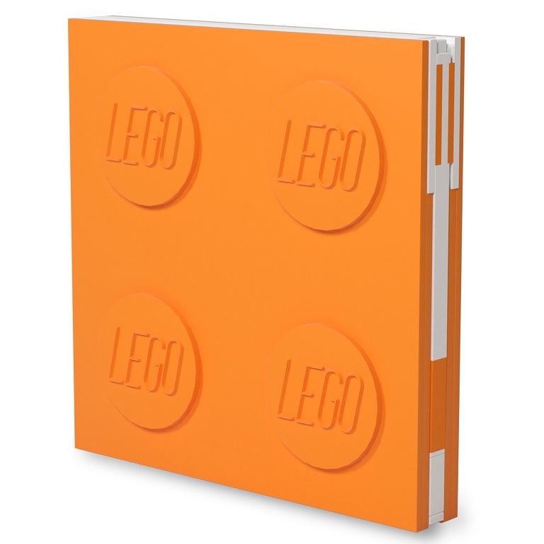 LEGO Zápisník s gelovým perem jako klipem - oranžový - 52440_1.jpg