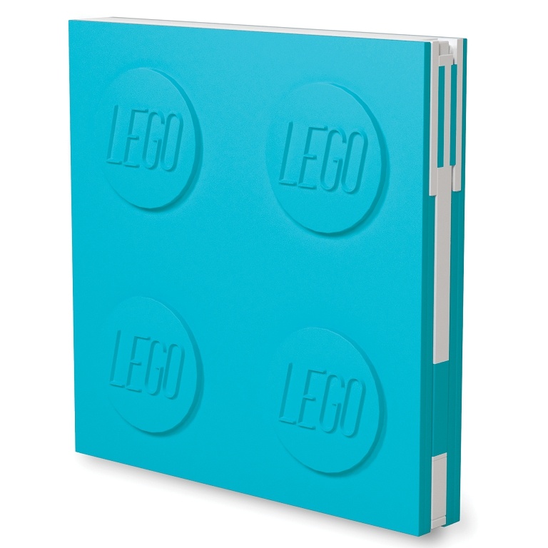 LEGO 2.0 Locking Notebook with Gel Pen - Azur